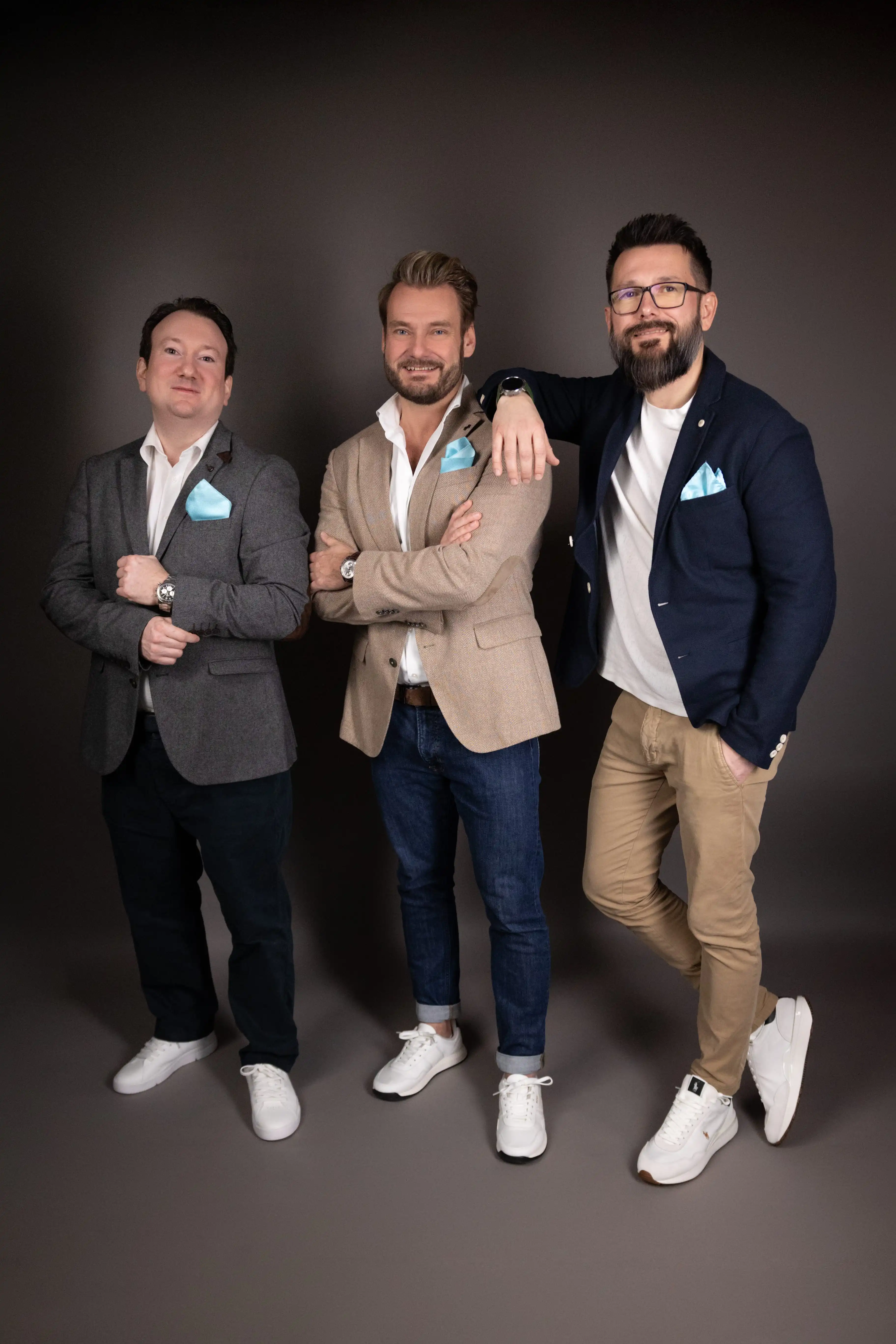 Michael Gross, Jan-Peter Ruhso und Davor Basta von nurdu