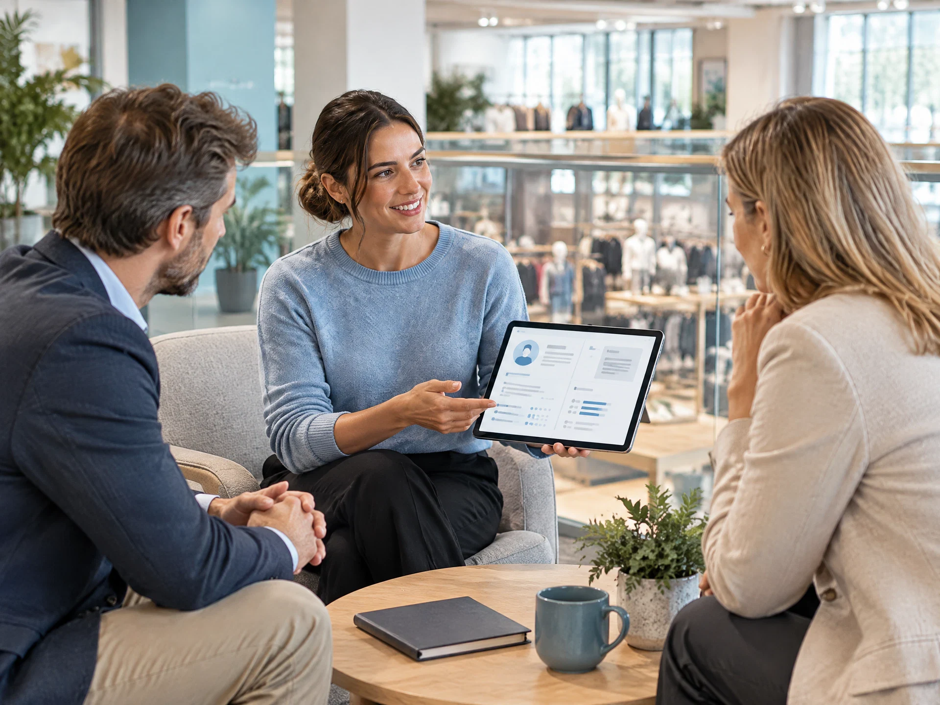 HR-Zentrale übergibt einen vollständigen Candidate Report an die Filialleitung